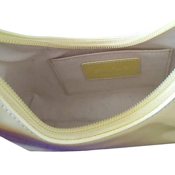 By Far Yellow Patent Leather Amber Small Handbag - Picture 6 of 16